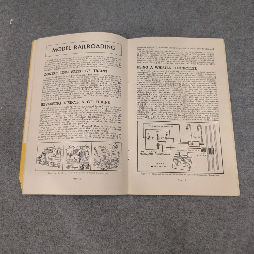 1948 Lionel Trains Instructions for Assembling and Operating Manual Form 703 - Picture 6 of 6